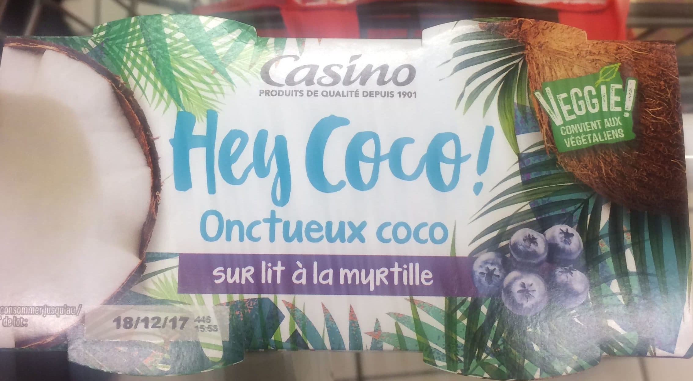 Casino Hey coco ! - Onctueux coco sur lit à la myrtille packshot