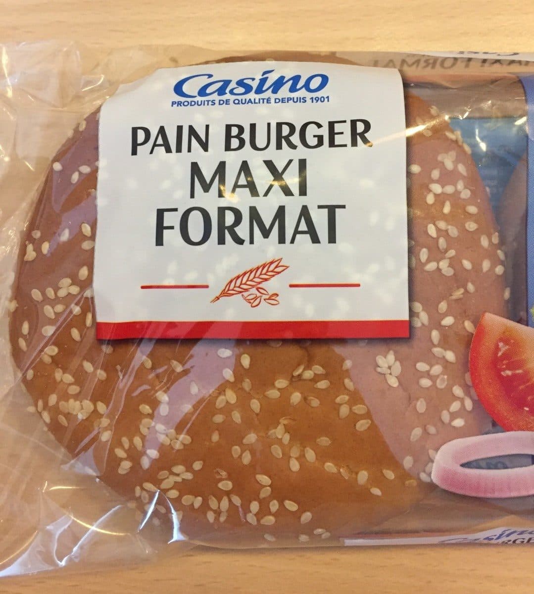 Casino Pain Burger MAXI FORMAT x2 Pré-tranchés packshot