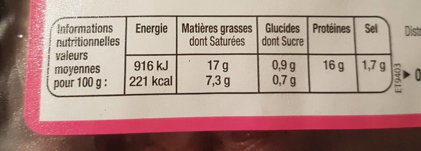 Terre Est Saveurs Chipolatas superieurs aux herbes packshot