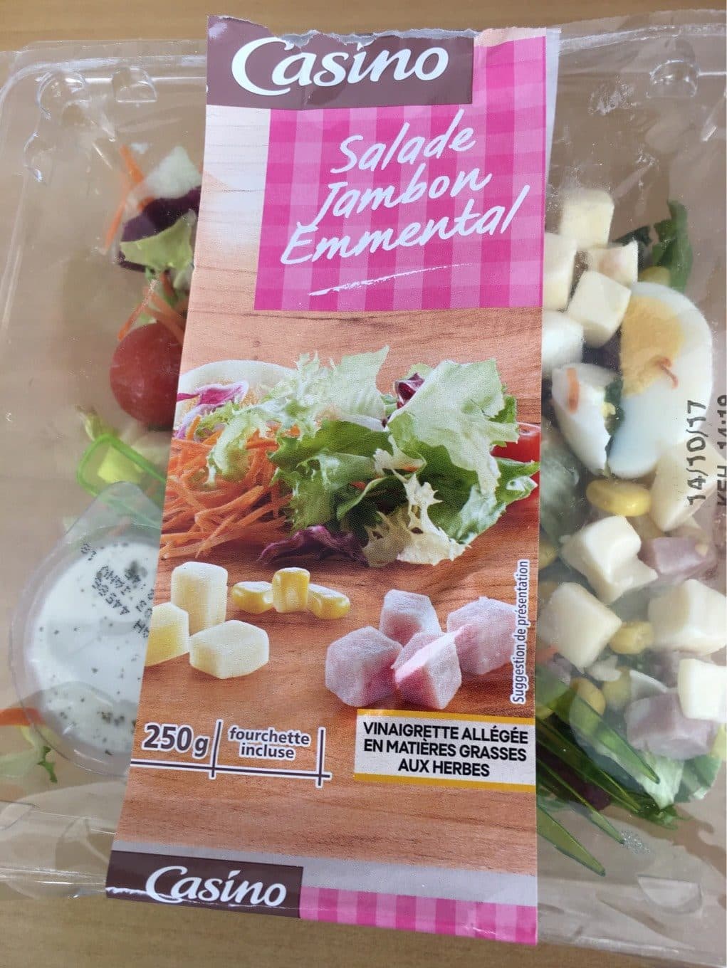 Casino Salade jambon emmental packshot