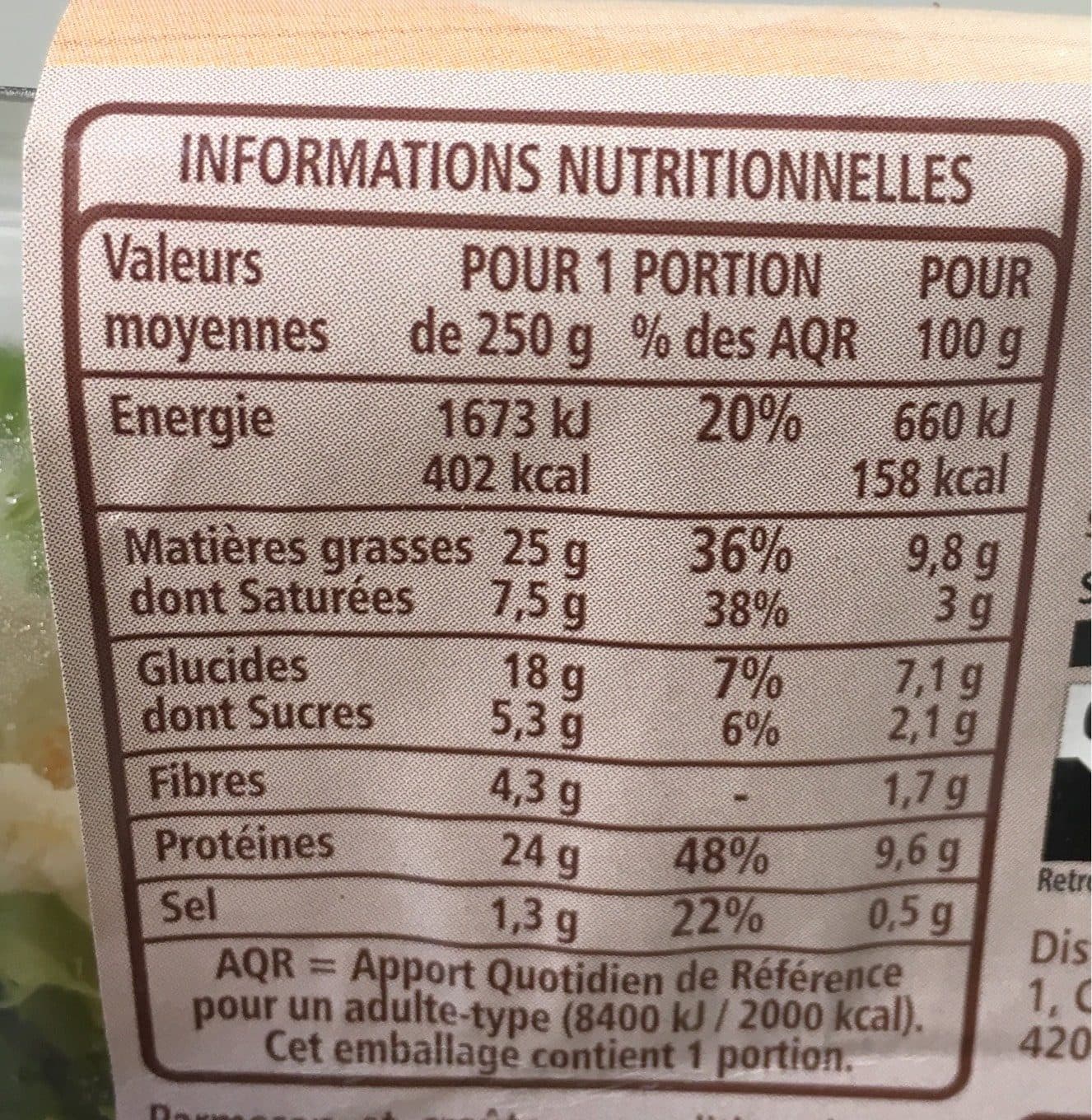 Casino Salade caesar poulet parmesan packshot