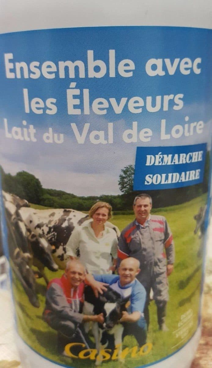 Casino Ensemble avec les éleveurs Lait du Val de Loire packshot