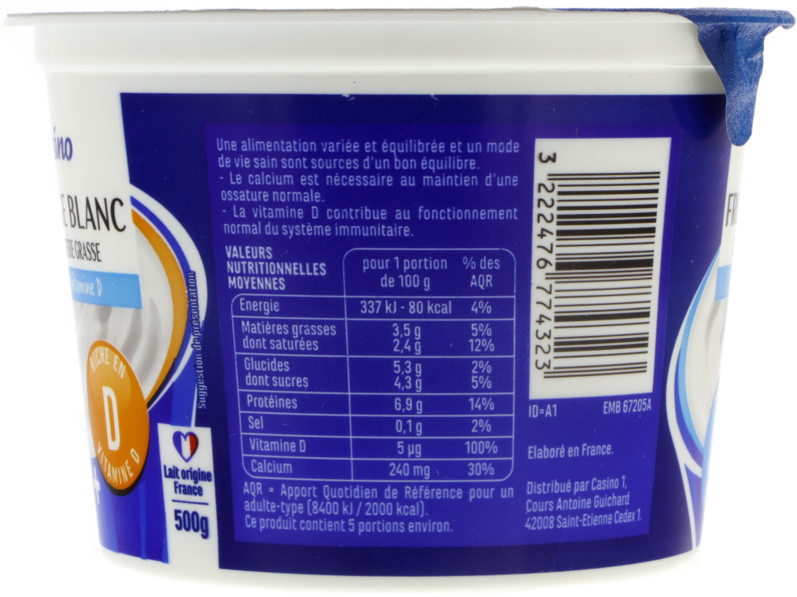 Casino Fromage blanc 3,2% MG packshot