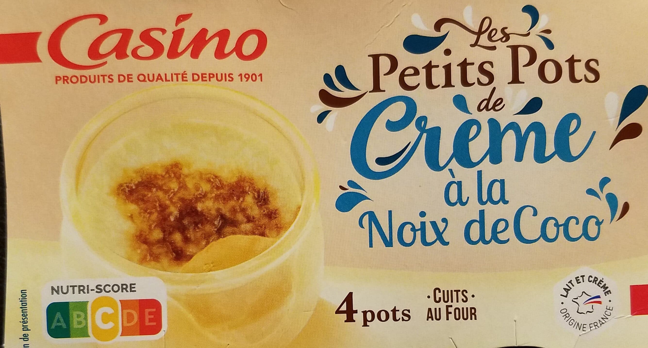 Casino Petit pot de crème à la noix de coco packshot