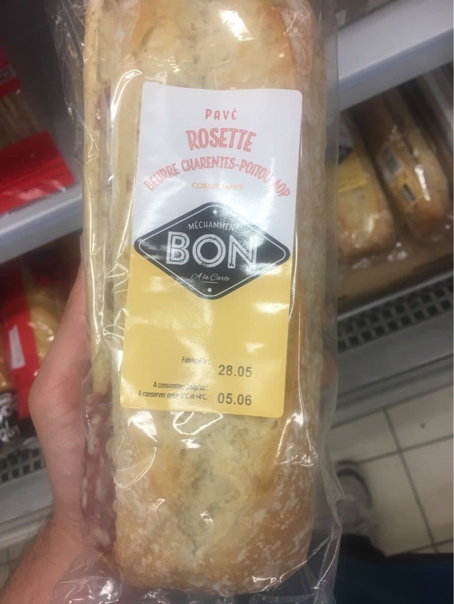 Méchamment Bon Pavé rosette beurre Charentes-Poitou AOP cornichons packshot