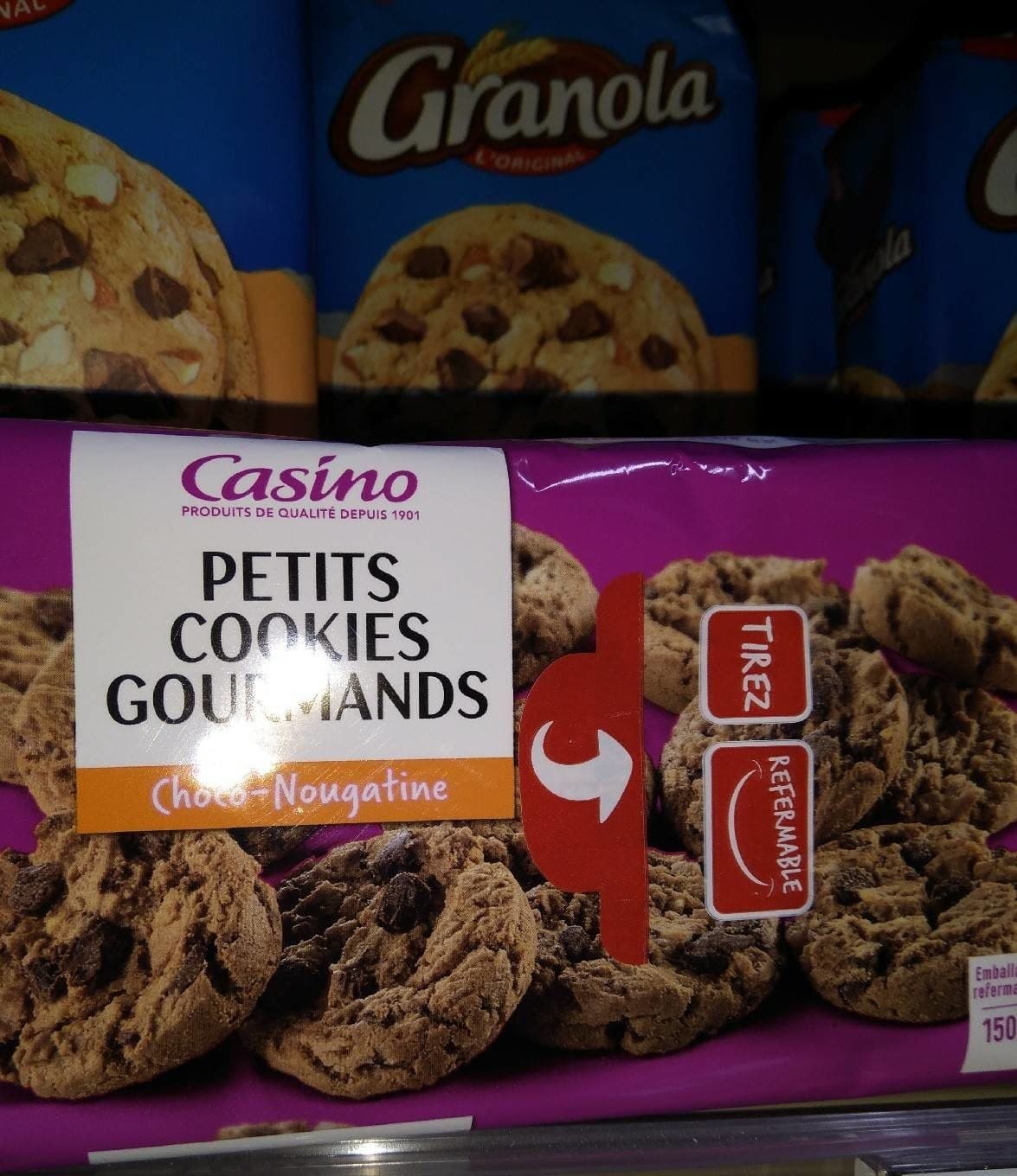 Casino Petits cookies Gourmands choco-nougatine packshot
