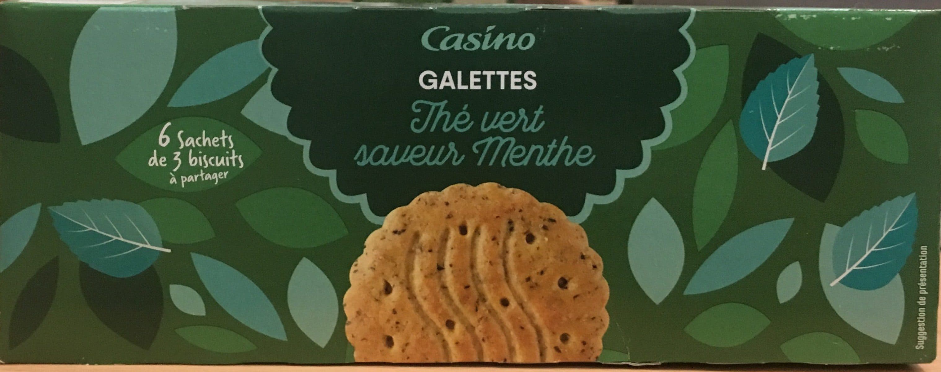 Casino Galettes thé vert saveur menthe packshot