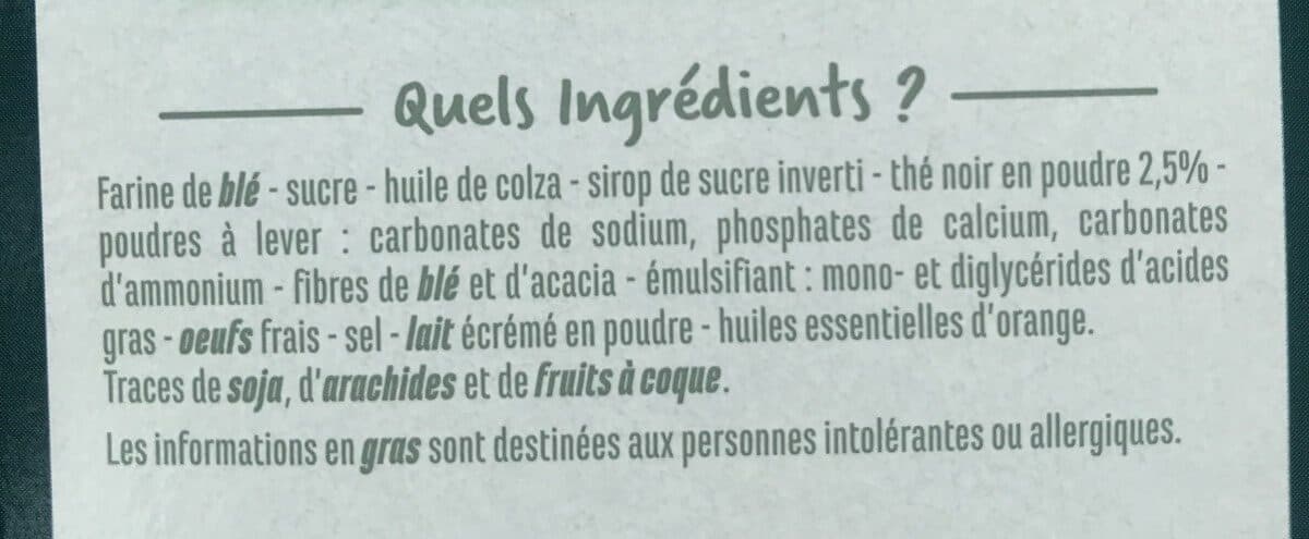 Casino Galettes Thé noir saveur Orange packshot
