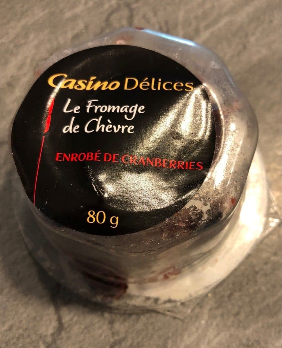 Casino Le Fromage de chèvre enrobé cranberries packshot