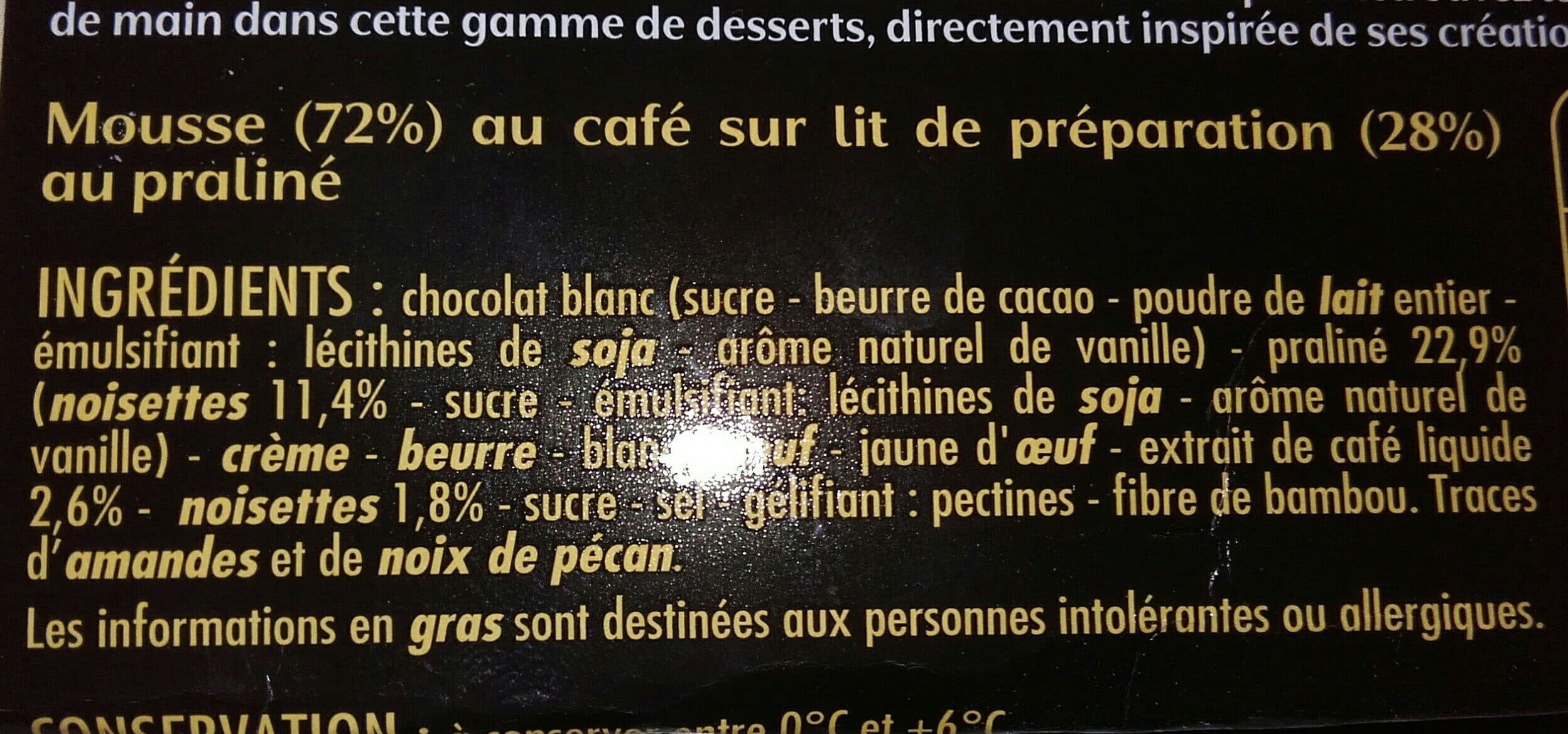 Casino Mousse café sur lit au praliné packshot