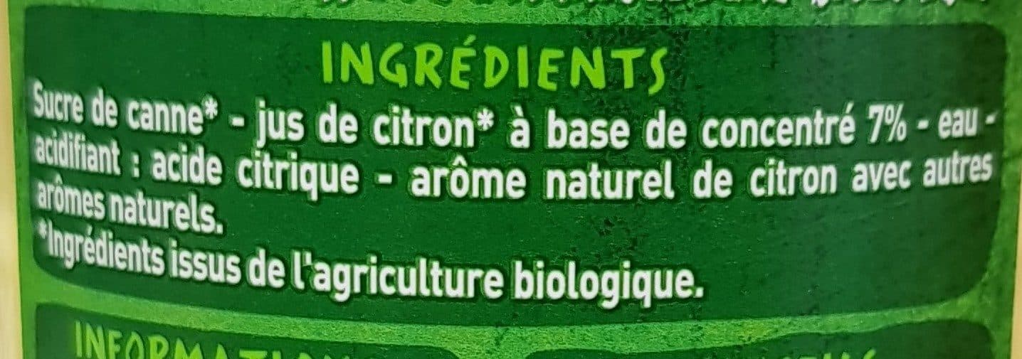 Casino Sirop de Citron bio au sucre de canne packshot