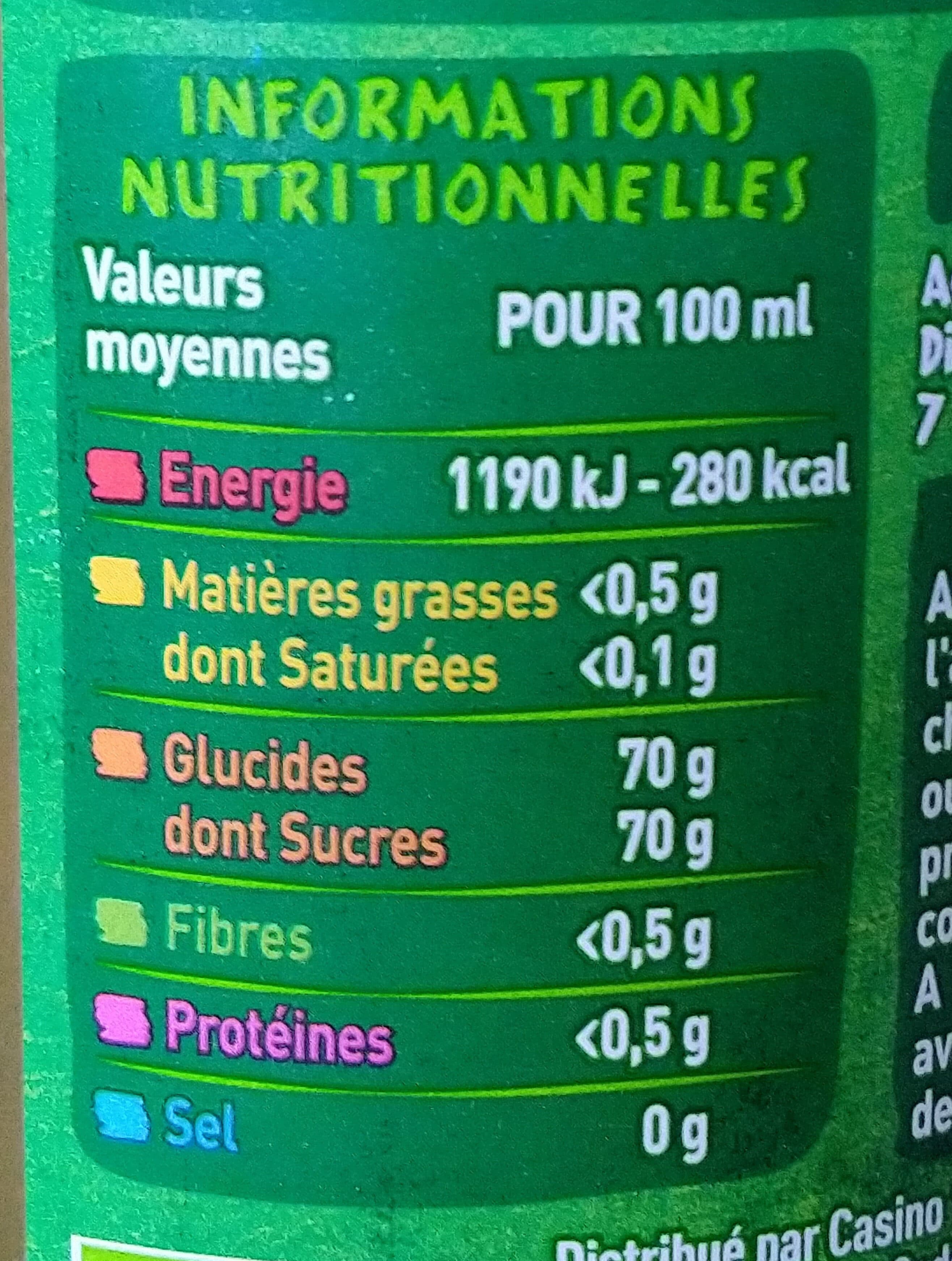 Casino Sirop de Citron bio au sucre de canne packshot