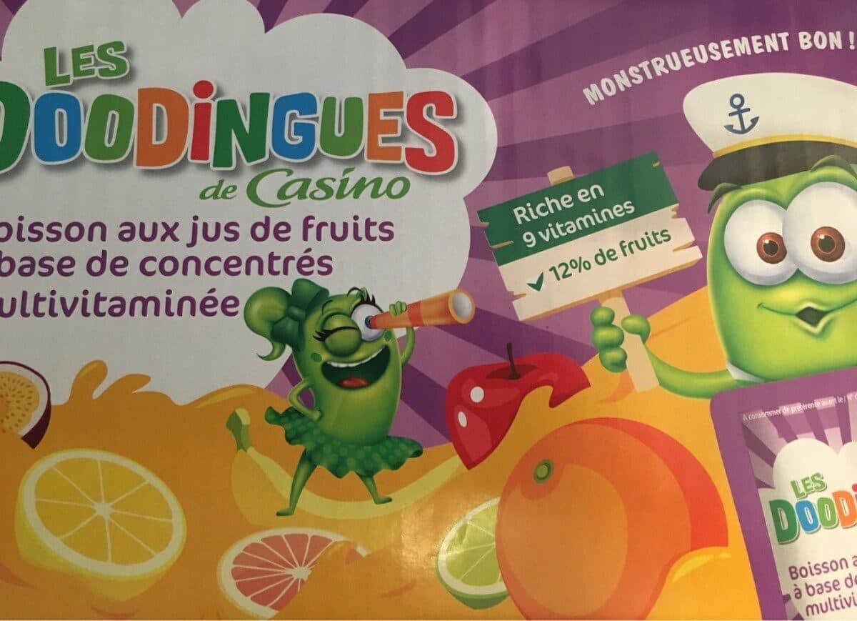 Casino Boissons aux jus de fruits à base de concentrés multivitaminée packshot