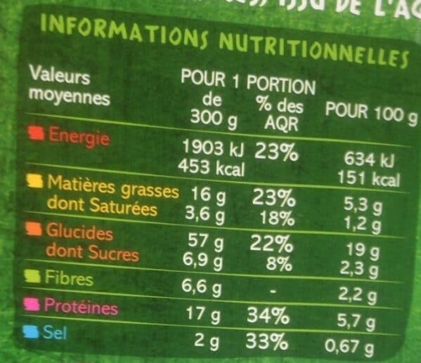 Casino Tofu à l'indienne riz basmati et lentilles packshot