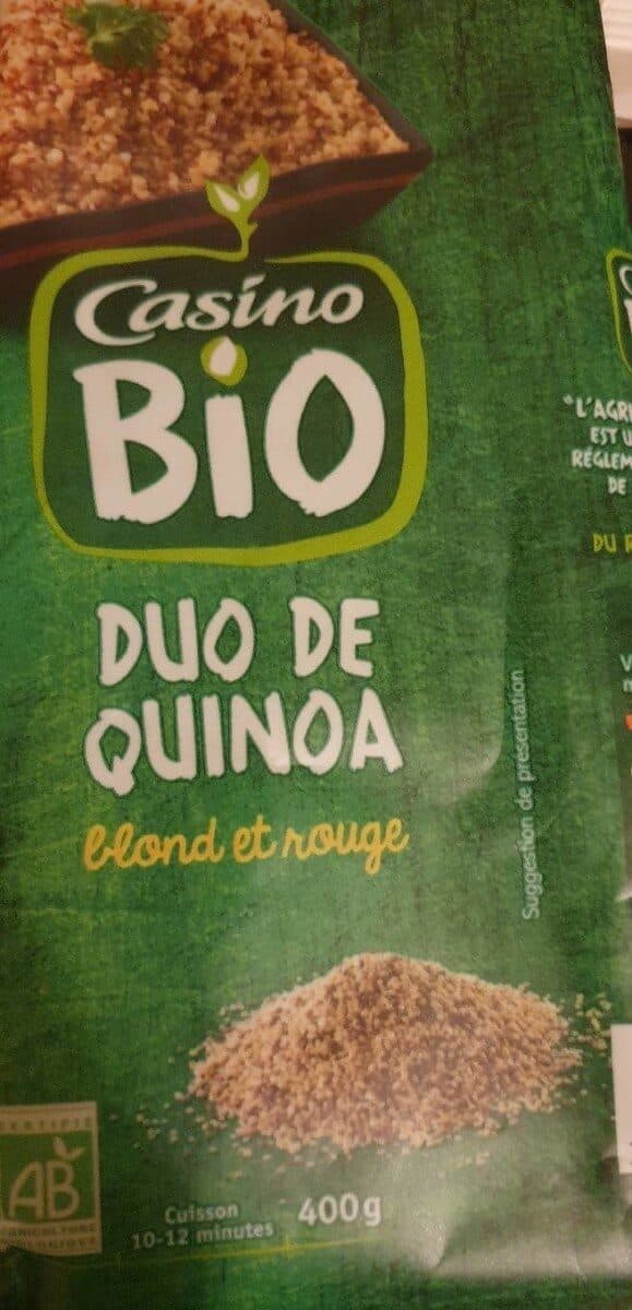 Casino DUO DE QUINOA blond et rouge packshot