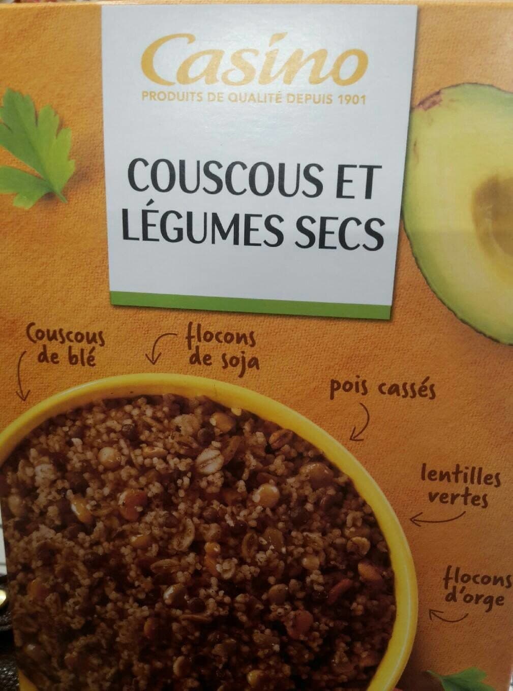 Casino Couscous et Légumes Secs packshot