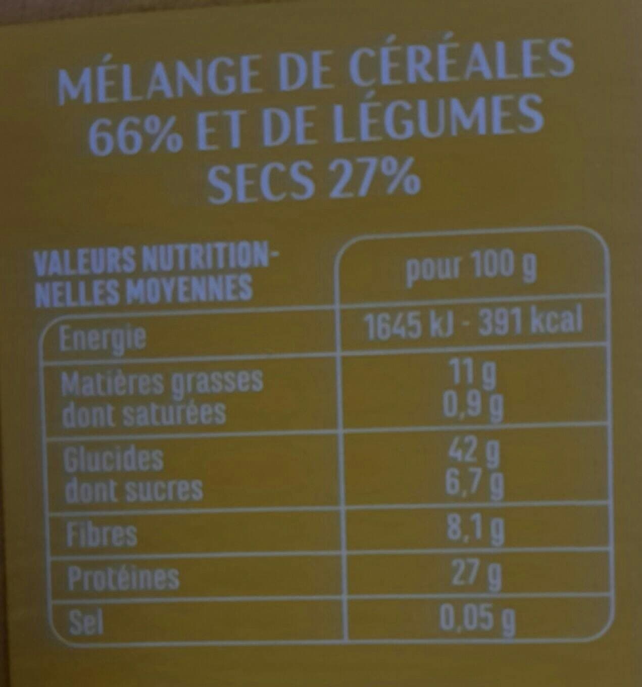 Casino Couscous et Légumes Secs packshot