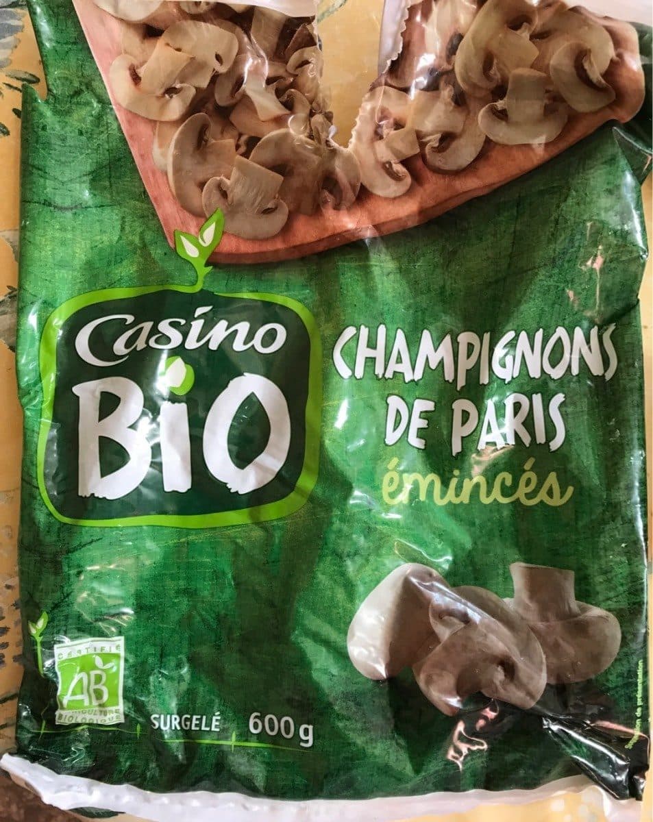 Casino Champignons de Paris émincés bio packshot