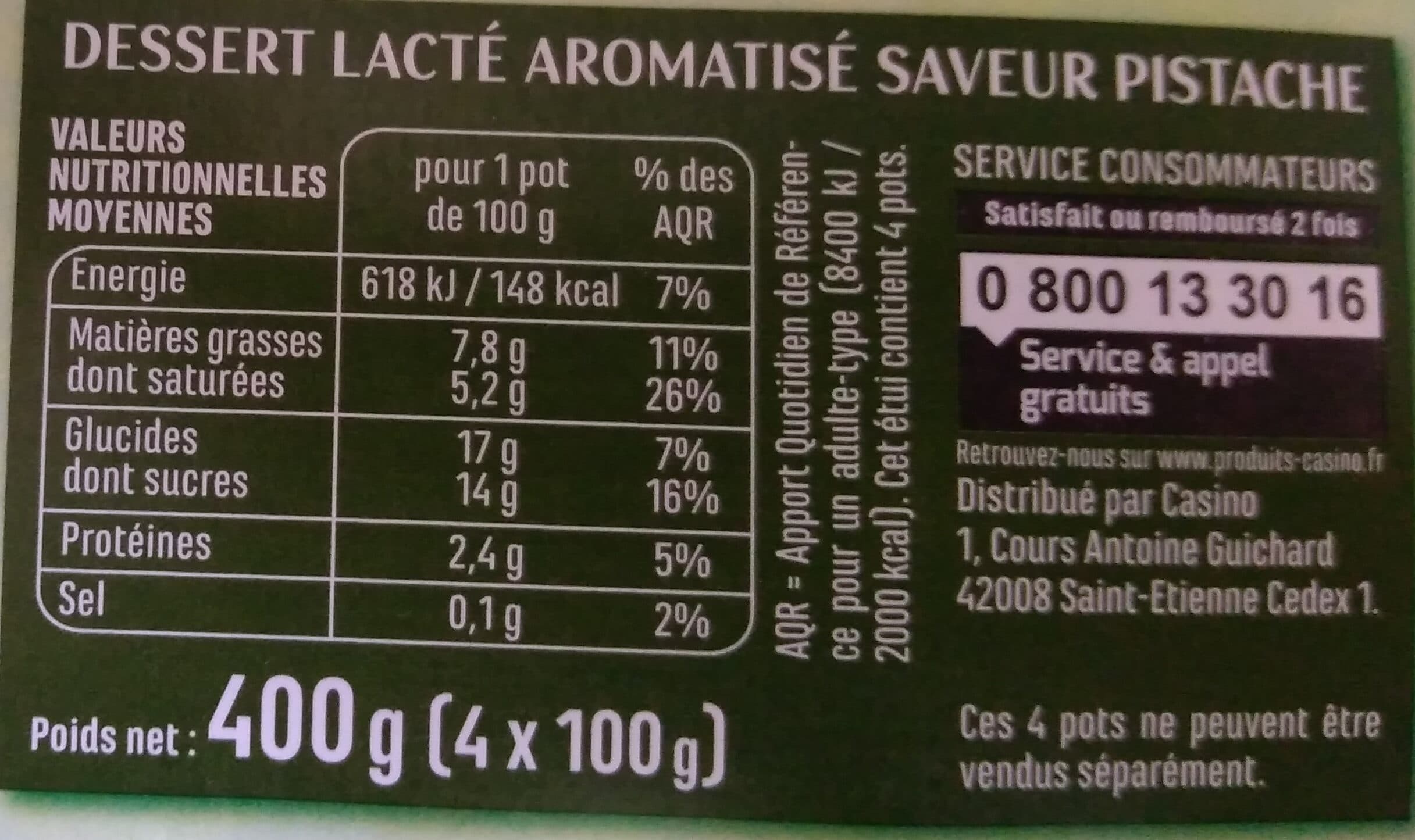 Casino Liégeois Saveur Pistache packshot
