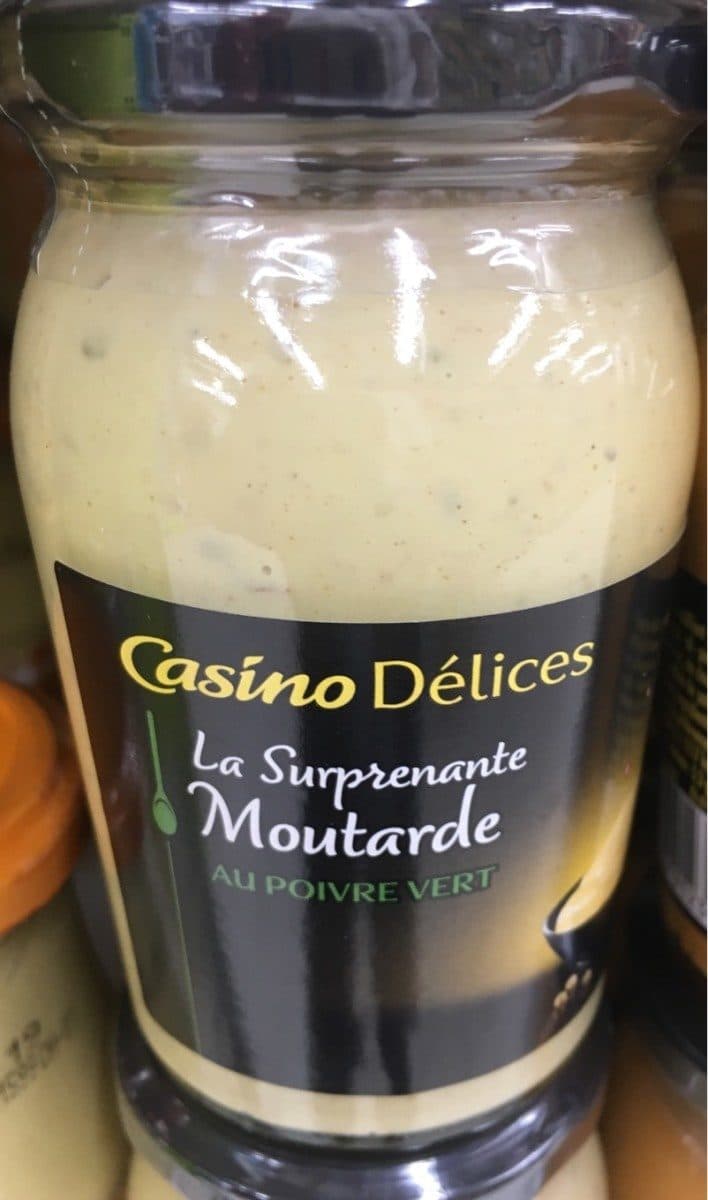 Casino Moutarde au poivre vert packshot