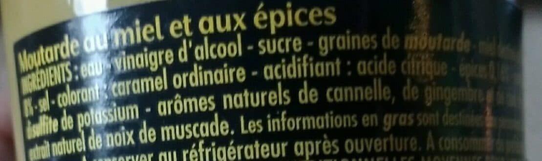 Casino Moutarde au miel et aux épices packshot