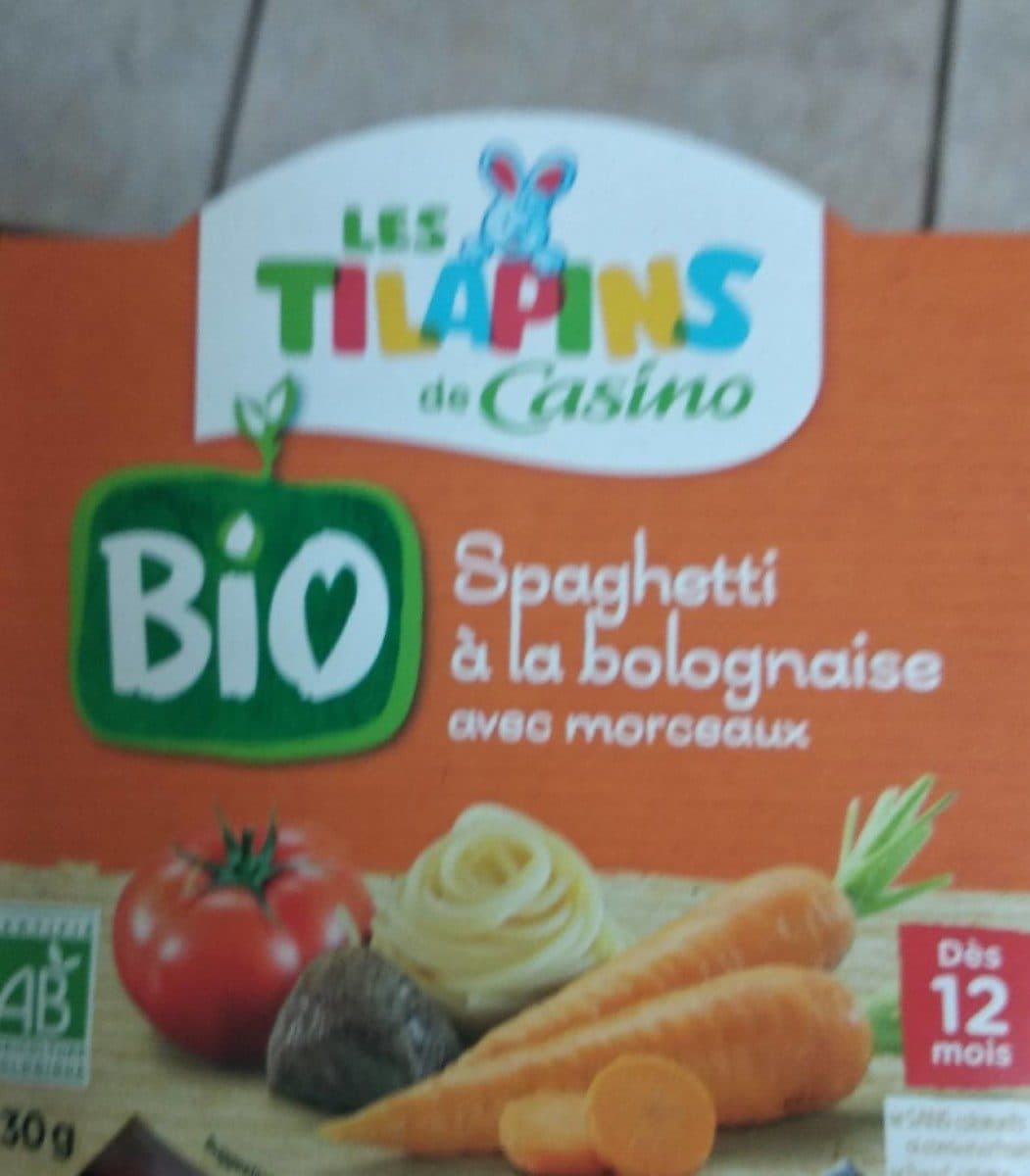 Casino Spaghetti à la bolognaise Bio, avec morceaux packshot