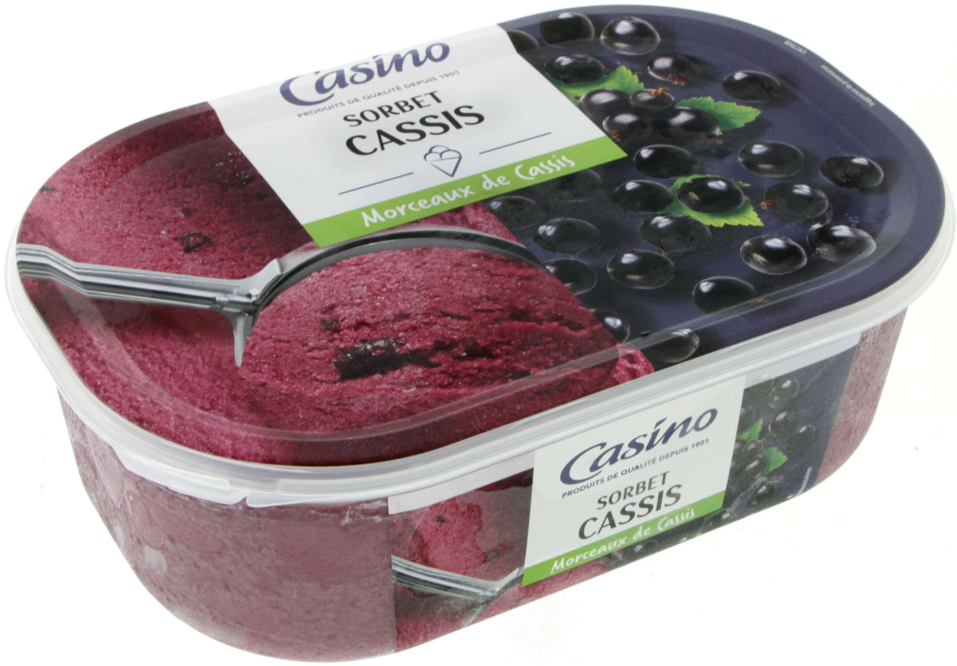 Casino Sorbet cassis avec morceaux de cassis packshot