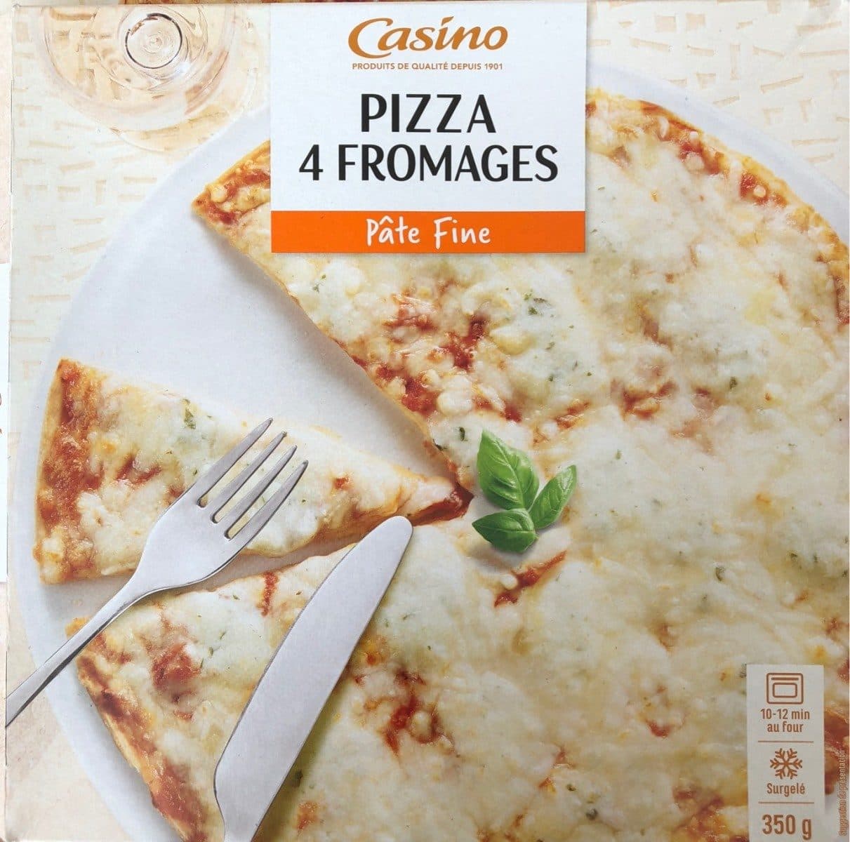 Casino Pizza 4 fromages - Pâte fine packshot
