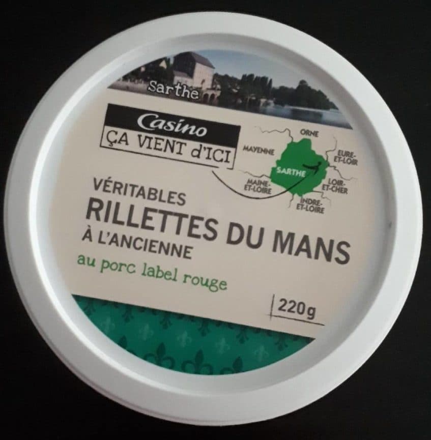 Casino Véritables rillettes du Mans à l'ancienne packshot