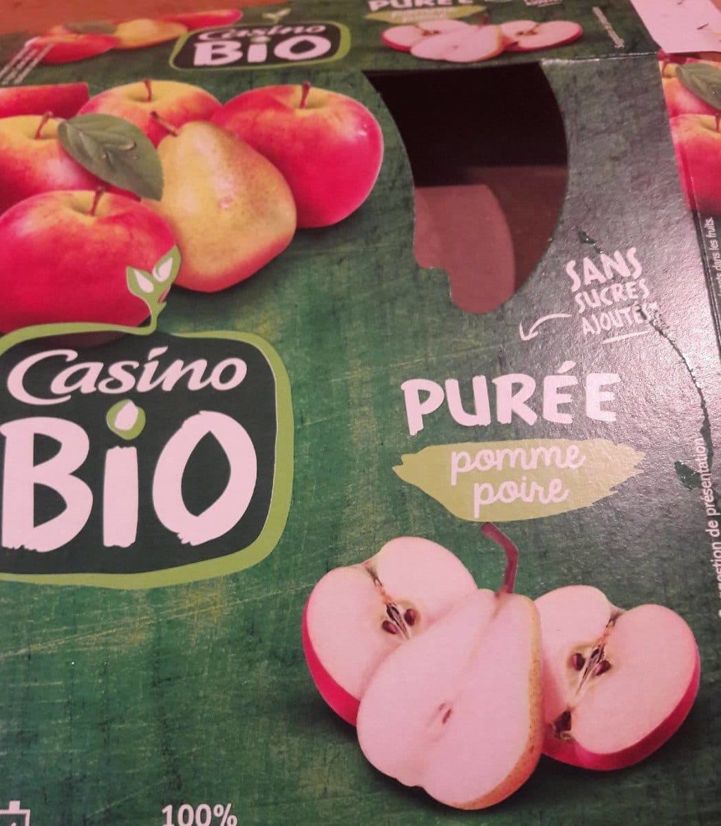Casino Purée Pomme Poire Sans Sucres Ajoutés packshot