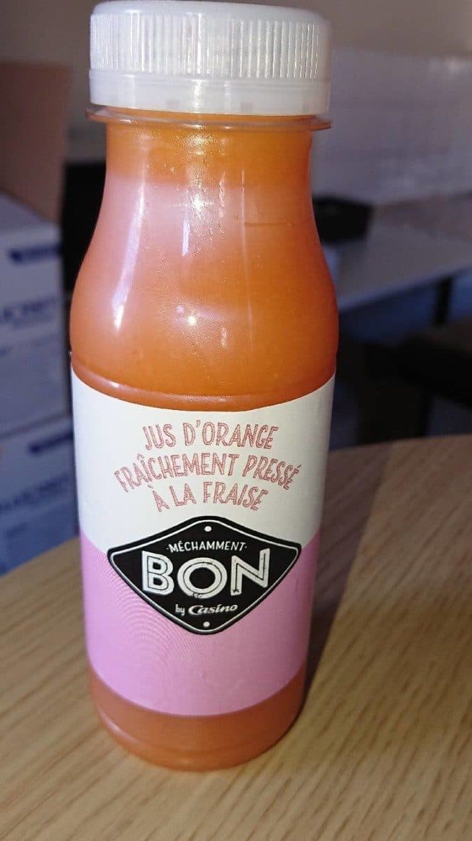 Casino Jus d'orange fraîchement pressé à la fraise packshot