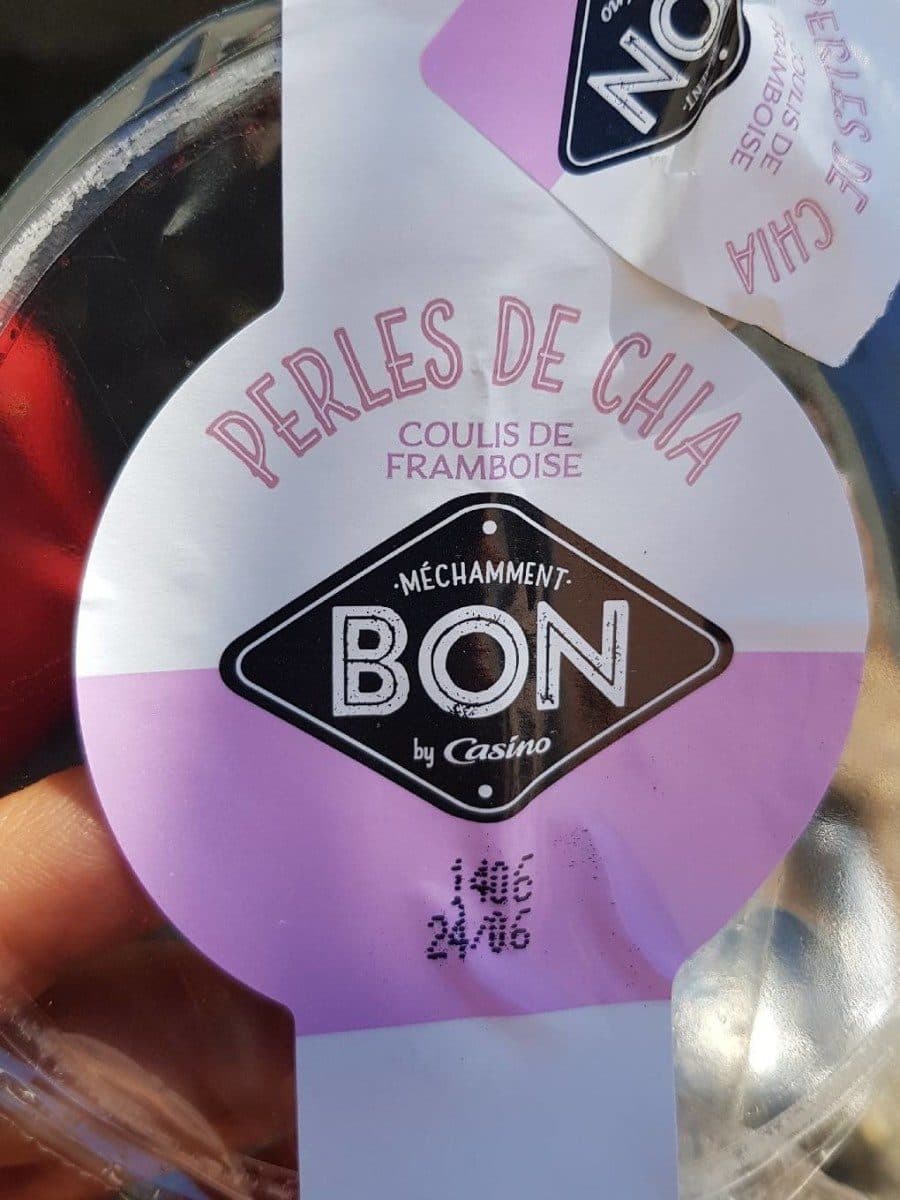 Casino Perle de chia coulis de framboise packshot