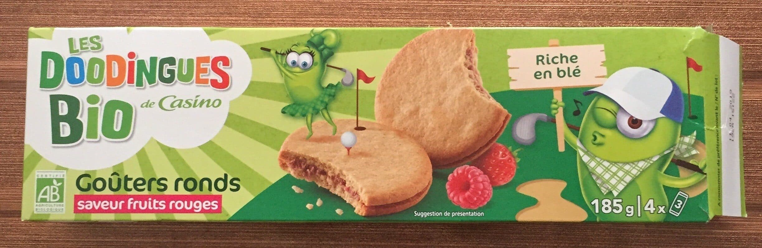 Casino Goûters ronds saveur fruits rouges bio packshot