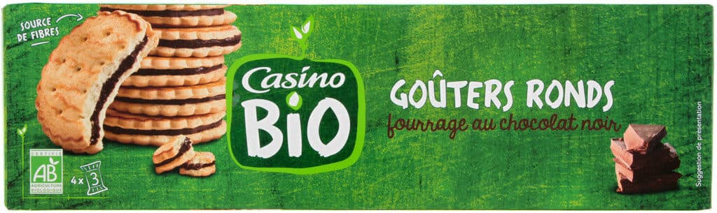 Casino Goûters fourrés cacao maigre packshot