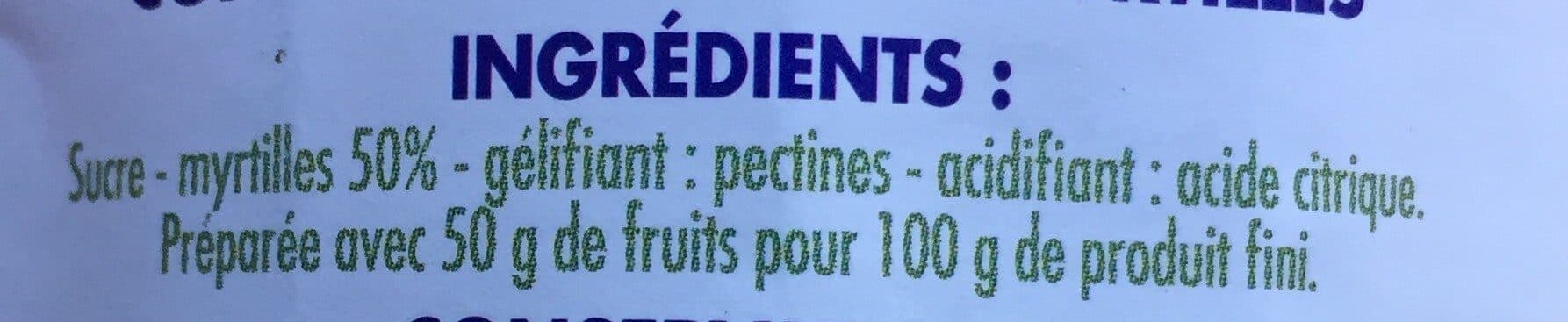 Casino Confiture de MYRTILLE packshot