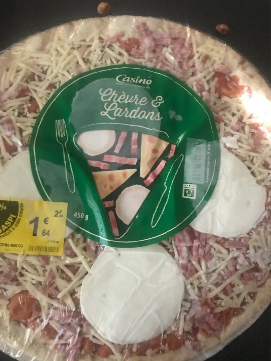 Casino Pizza chevre et lardons packshot