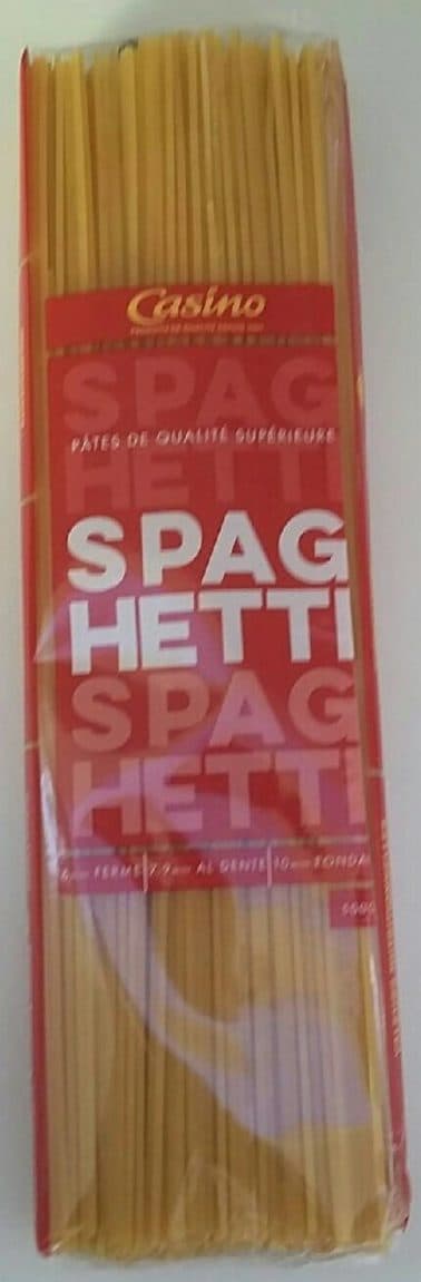 Casino SPAGHETTI Pâtes de Qualité Supérieure packshot