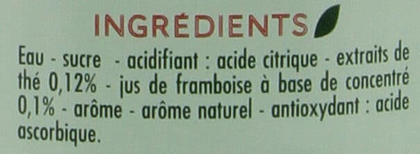 Casino Thé glacé saveur framboise packshot