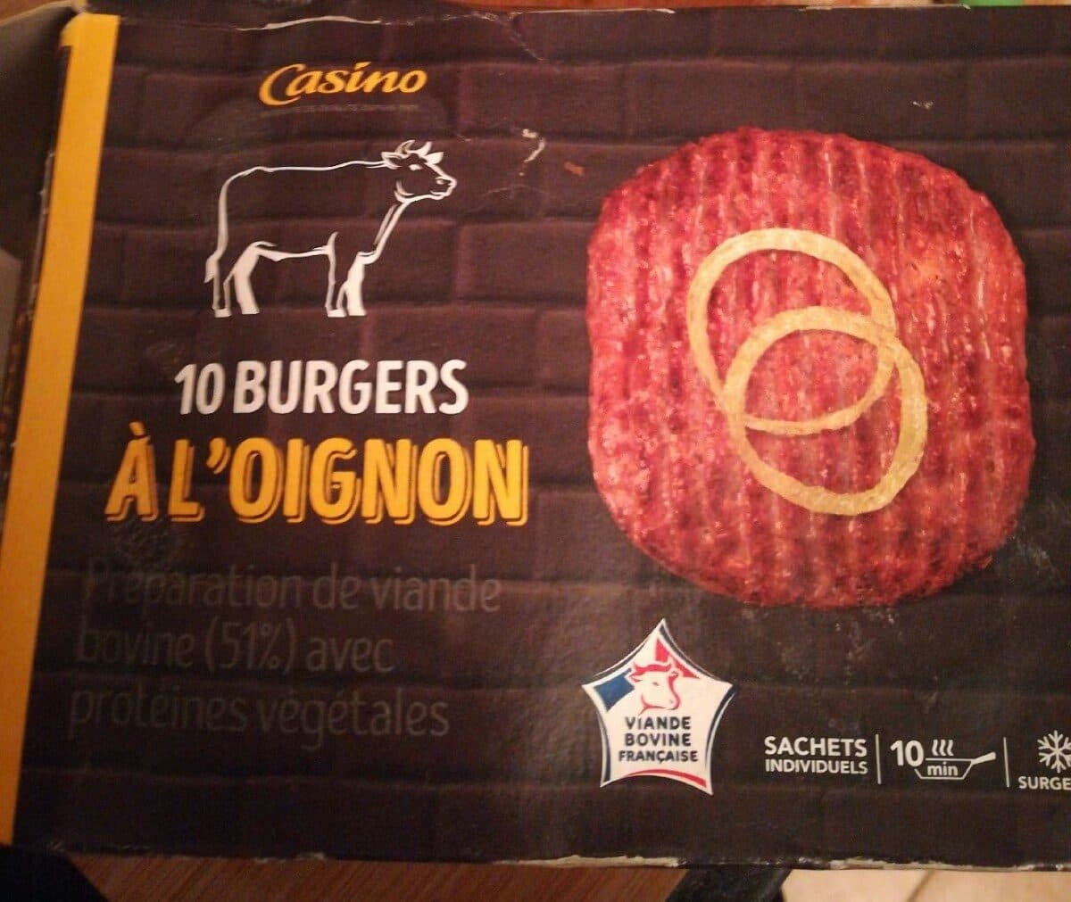 Casino Burgers oignon packshot