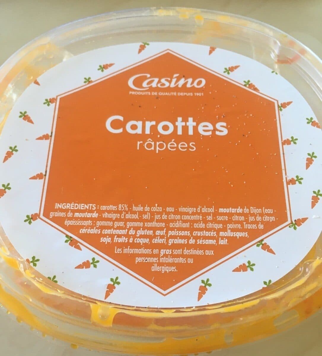 Casino Carottes râpées packshot