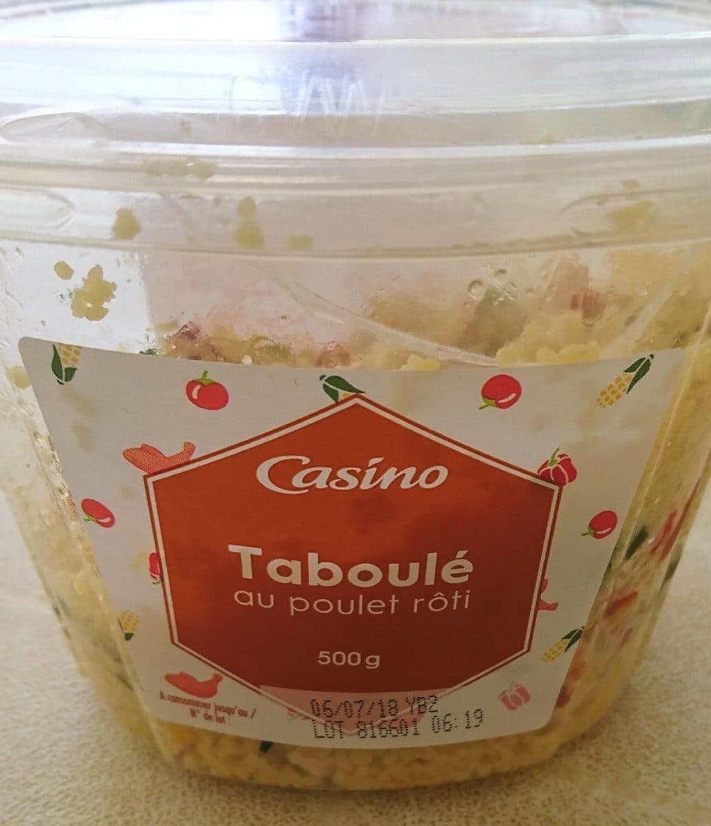 Casino Taboulé poulet packshot