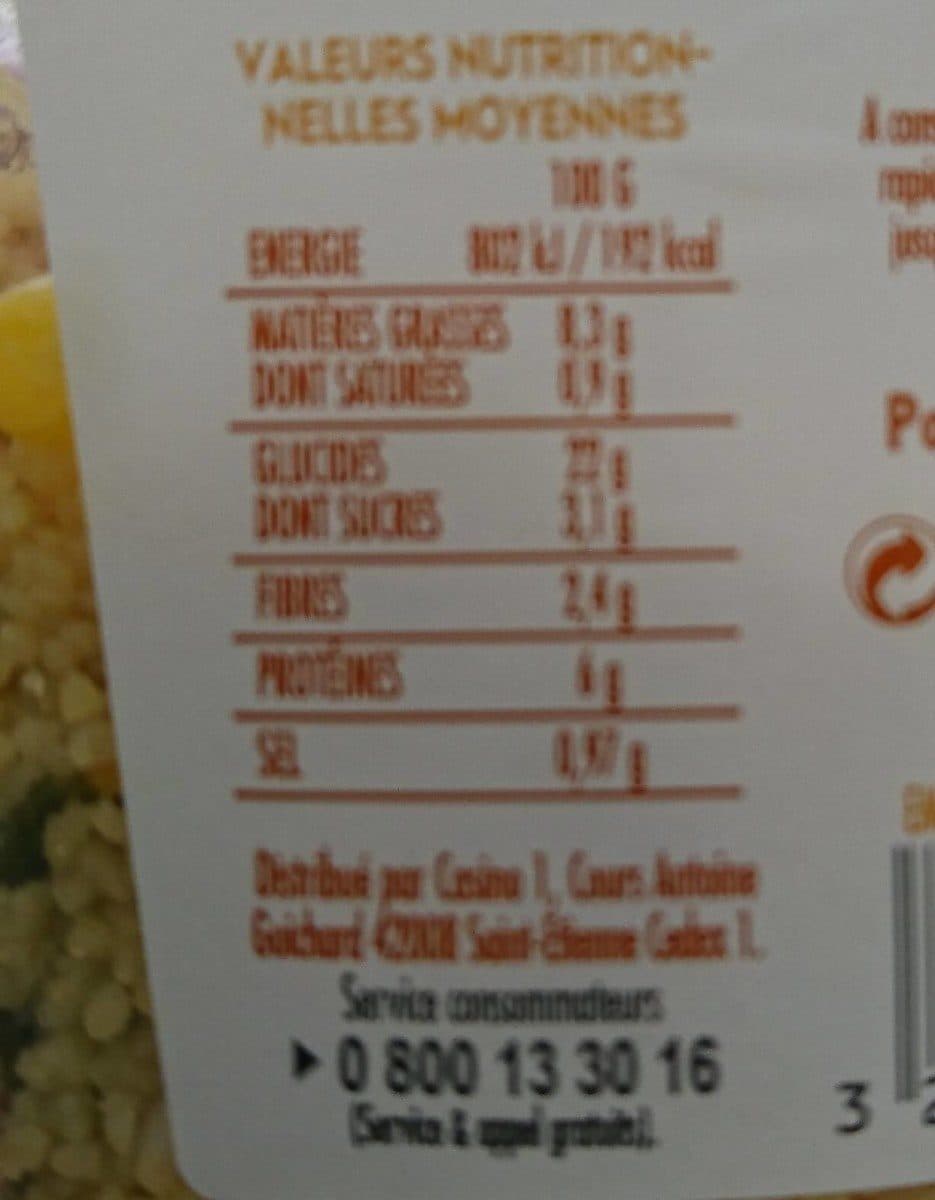 Casino Taboulé poulet packshot