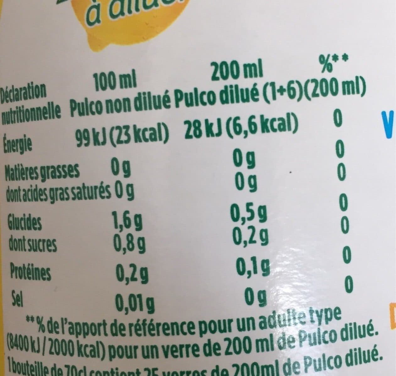 Pulco Pulco citron packshot