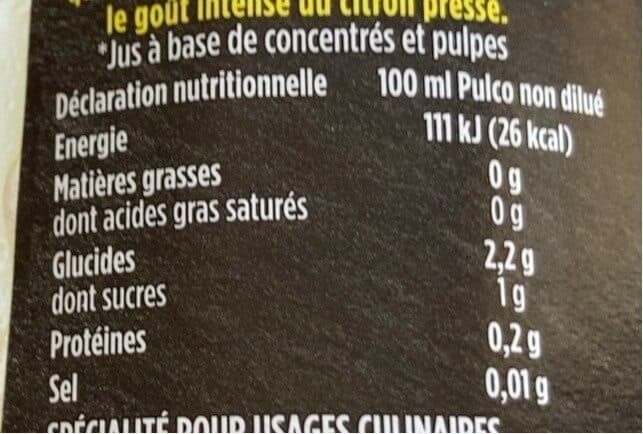 Pulco Citron restauration packshot