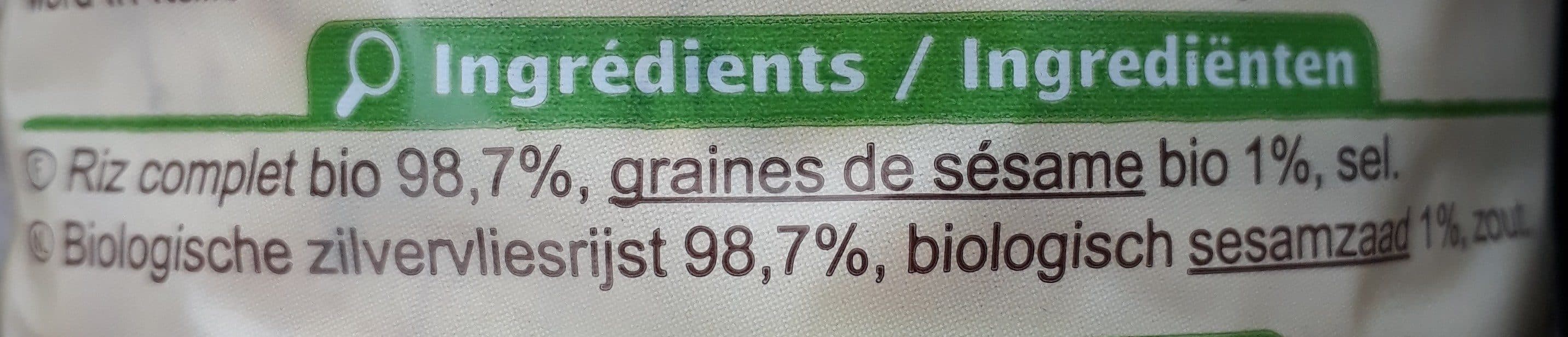 Carrefour BIO Galettes riz complet packshot