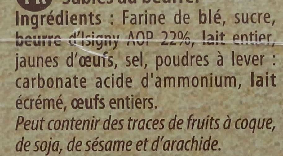 Biscuiterie de l'Abbaye Les Sablés de l'Abbaye packshot