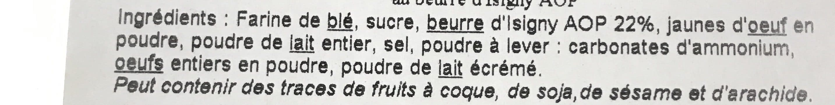 Biscuiterie De L’abbaye Les Sablés de l’Abbaye packshot
