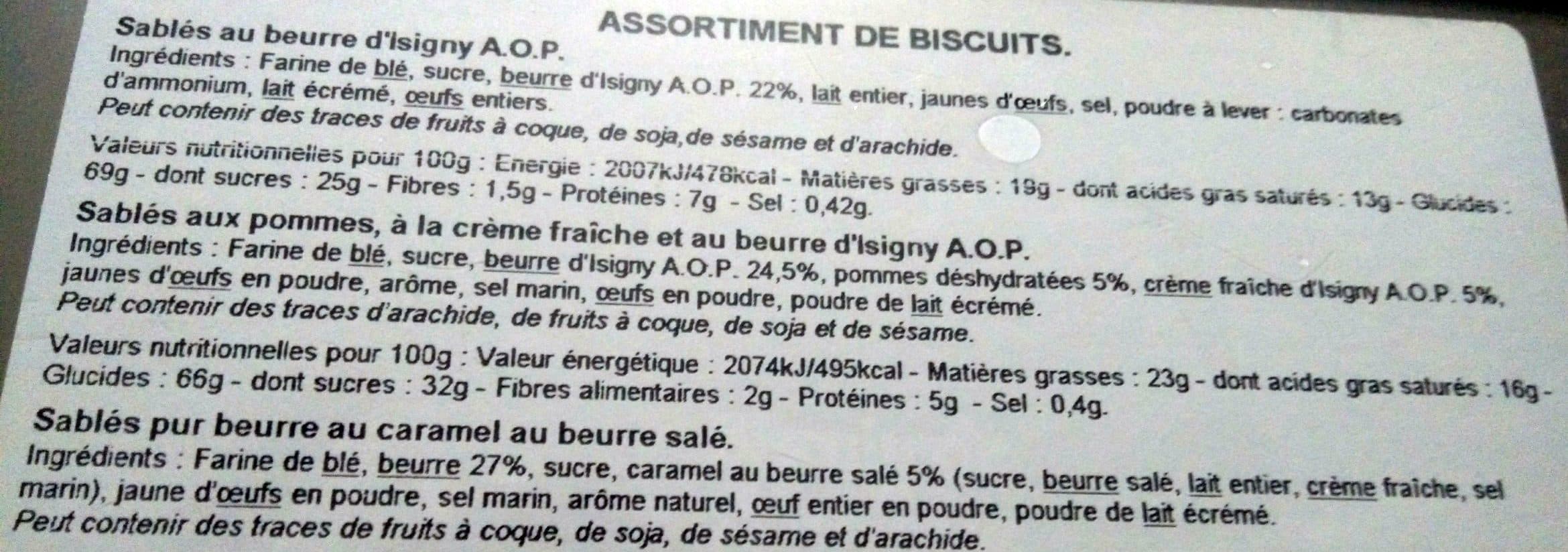 Biscuiterie de l'Abbaye Assortiment de Sablés Pur Beurre packshot
