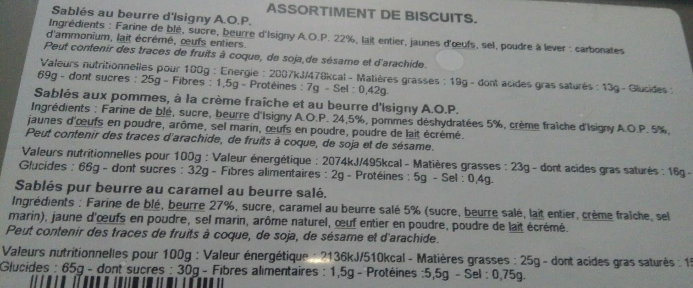 Biscuiterie de l'Abbaye Assortiment de Sablés Pur Beurre packshot