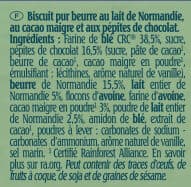 Biscuiterie de l'Abbaye Le Petit Normand Pépites de chocolat packshot